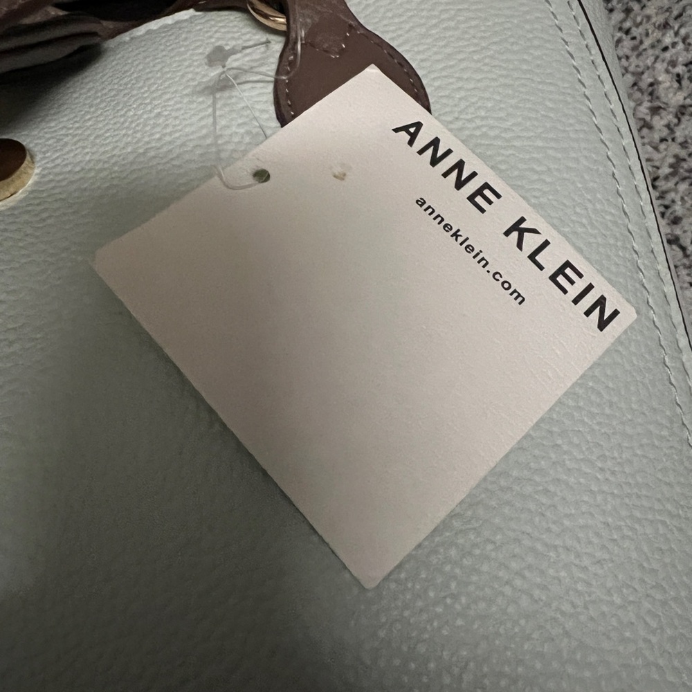 Anne Klein Jade and Brown Tote purse/Bag Set - Picture 9 of 16
